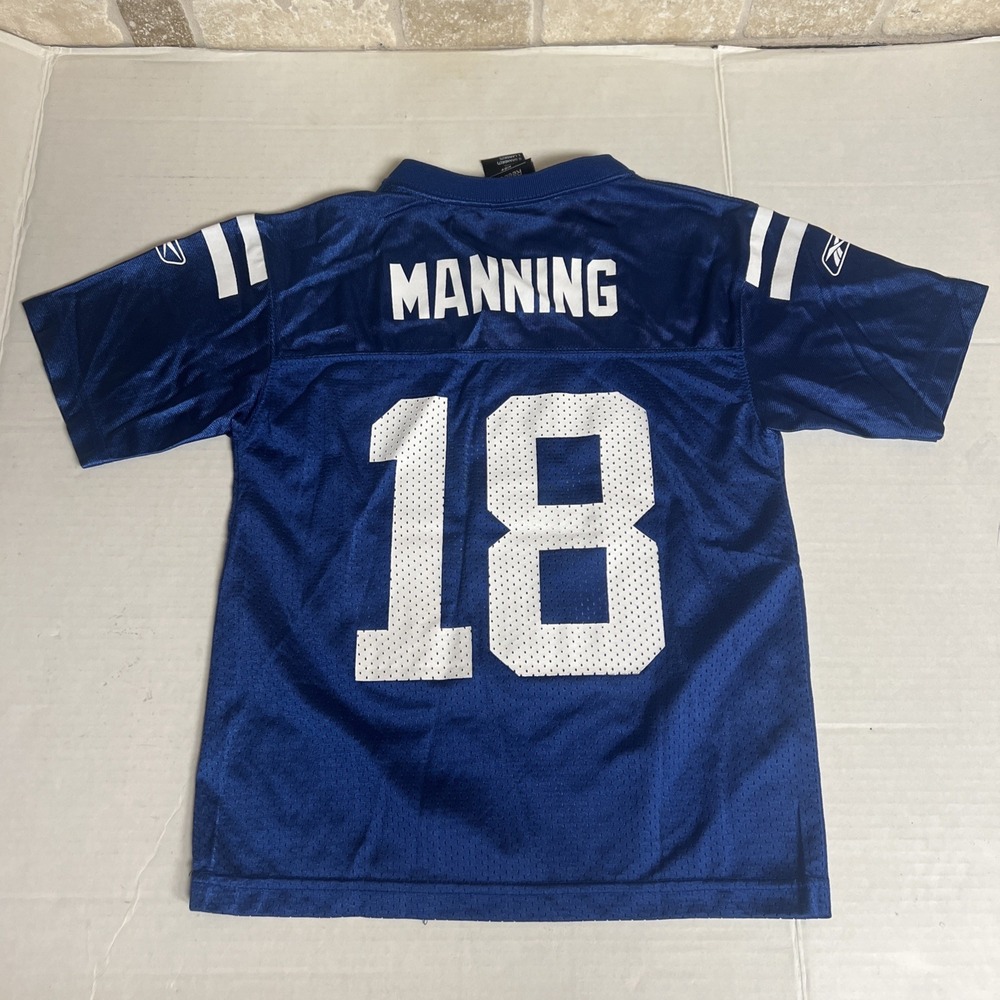 Youth Reebok Kids Peyton Manning Indianapolis Colts Football Jersey L(7) Kids